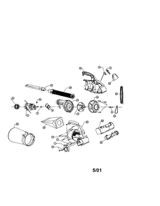 Ultra Hand Vacuum Diagram and Parts List for 08230  Dirt Devil Hand Vacuum